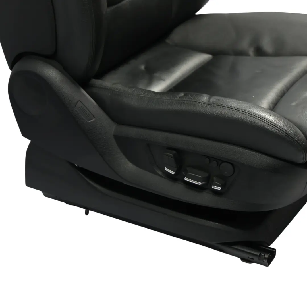BMW F10 F11 Front Comfort Seat Memory Right O/S Interior Leather Dakota Black - SKU RHD-7255058-5 - Part number 7255058