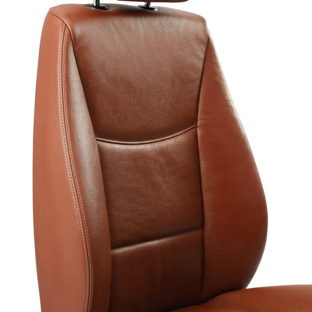 BMW X3 F25 Front Seat Heated Interior Leather Nevada Rotbraun Right O/S - SKU 7255660-1 - Part number 7255660