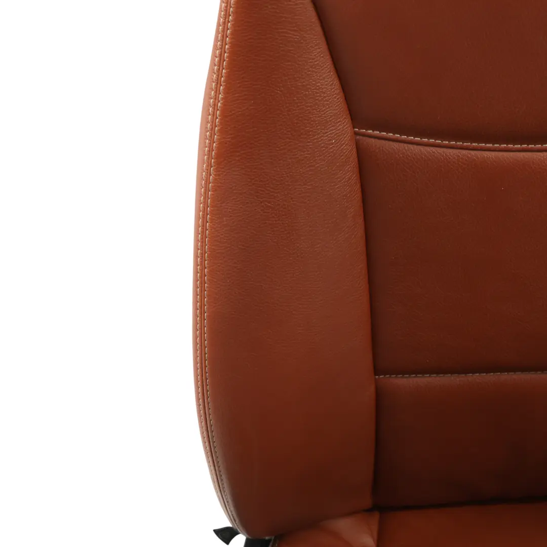 BMW X3 F25 Front Seat Heated Interior Leather Nevada Rotbraun Right O/S - SKU 7255660-1 - Part number 7255660