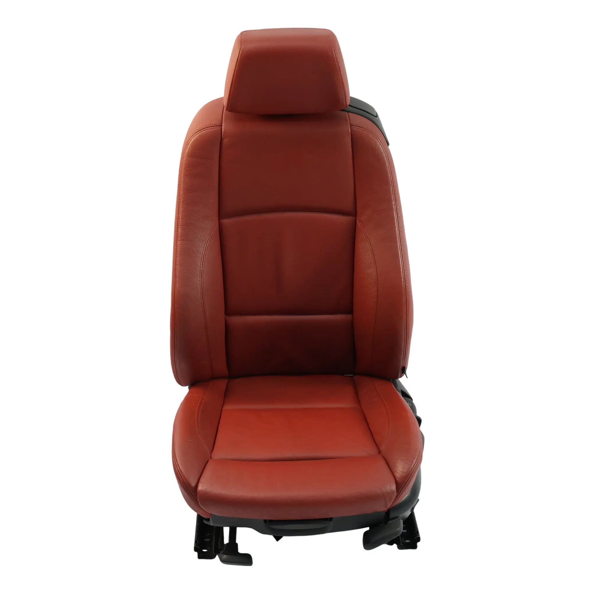 BMW E88 Cabrio M Sport Sportsitz Vorne Links Sitz Rot Boston Leder Heizung