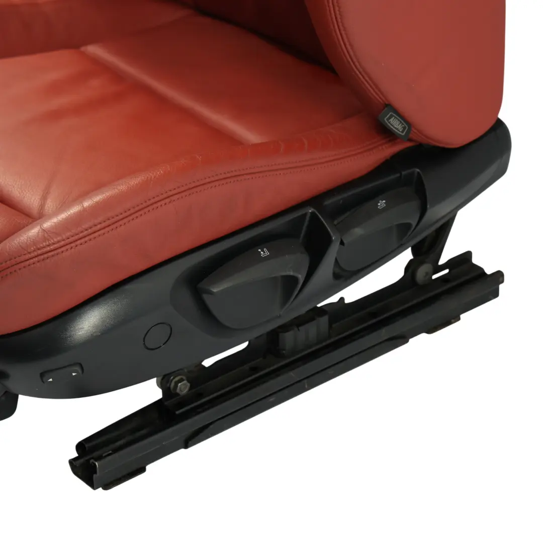 BMW E88 Asiento Descapotable MSport Delantero Izquierdo Cuero Rojo Calefactado - SKU 7257495-1 - Número de pieza 7257495