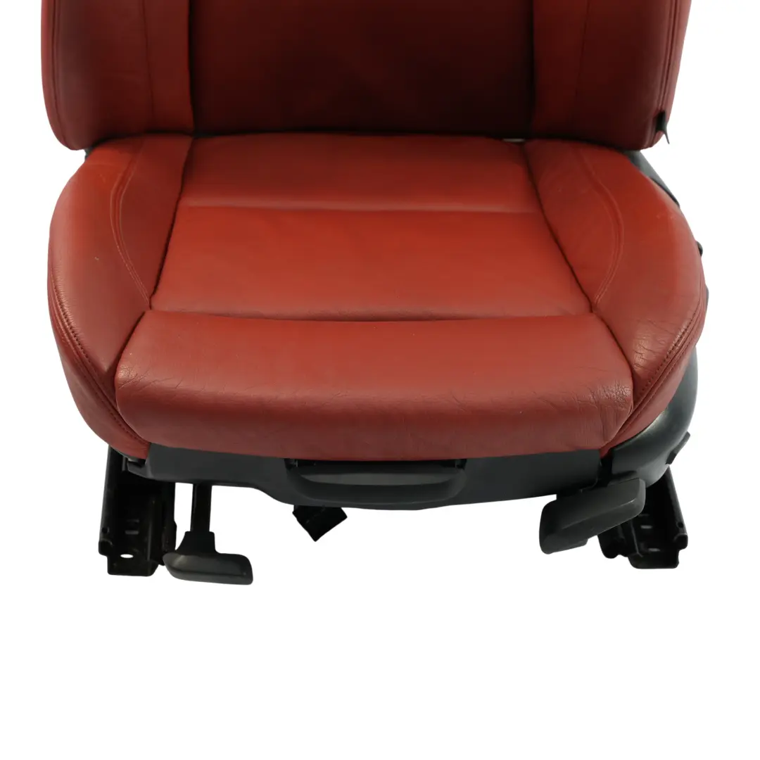 BMW E88 Asiento Descapotable MSport Delantero Izquierdo Cuero Rojo Calefactado - SKU 7257495-1 - Número de pieza 7257495