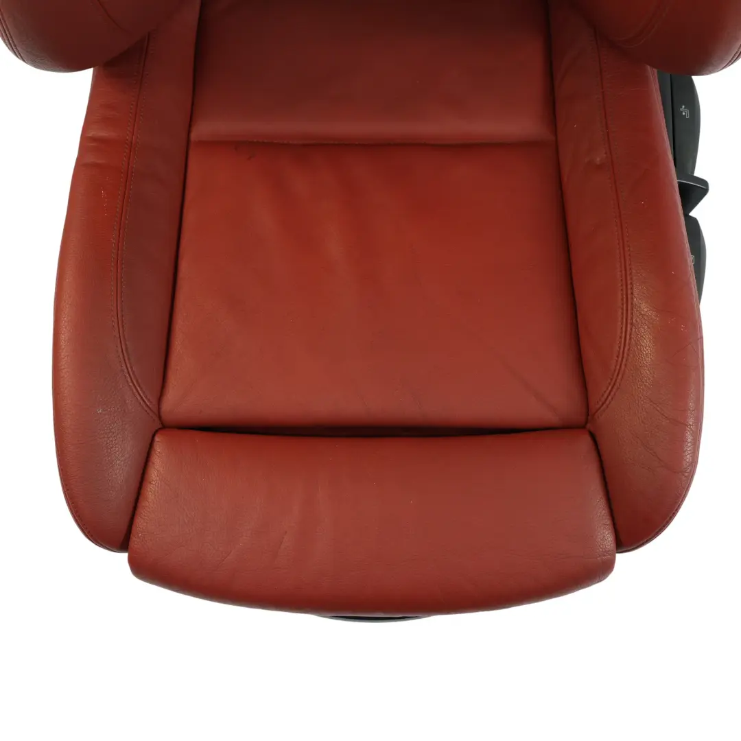 BMW E88 Convertible Heated M Sport Front Left N/S Seat Side Red Boston Leather - SKU 7257495-1 - Part number 7257495