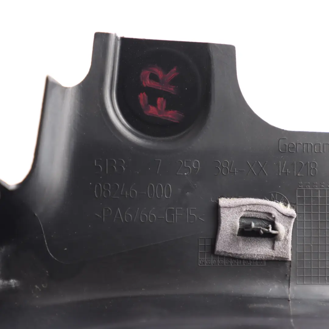 BMW F30 F31 F80 M3 Door Window Frame Sealing Trim Front Right O/S - SKU 7259384-2 - Part number 7259384