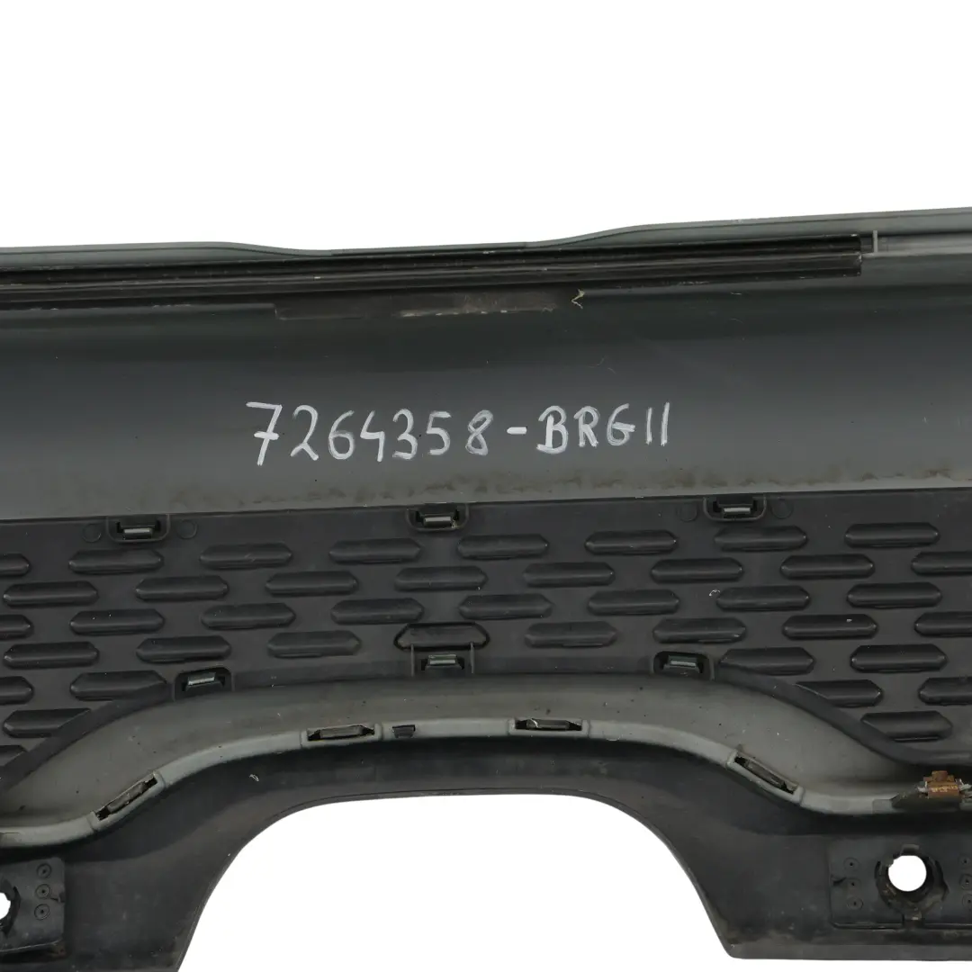 Mini R56 LCI Rear Bumper Cooper S PDC Complete Trim British Racing Green II B22 - SKU 7264358-BRGII - Part number 7264358