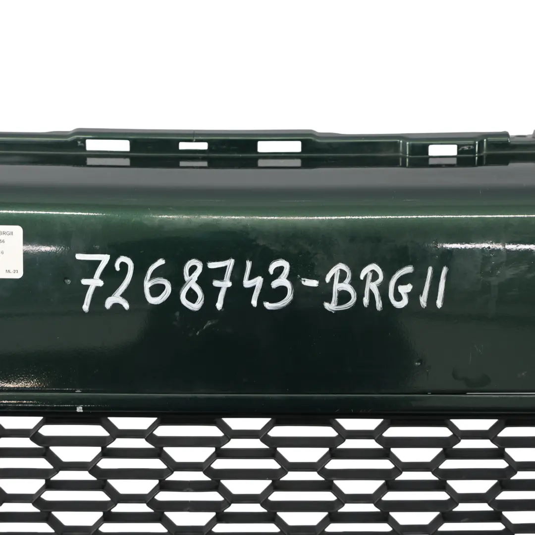 Mini R55 R56 Zderzak Przedni Cooper S British Racing Green II - B22 - SKU 7268743-BRGII - Numer Części 7268743