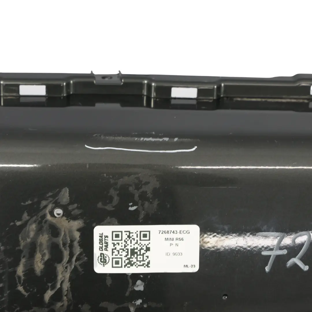 Mini R56 LCI R57 Front Bumper Cooper S Trim Panel Eclipse Grey Metallic - B24 - SKU 7268743-ECG - Part number 7268743
