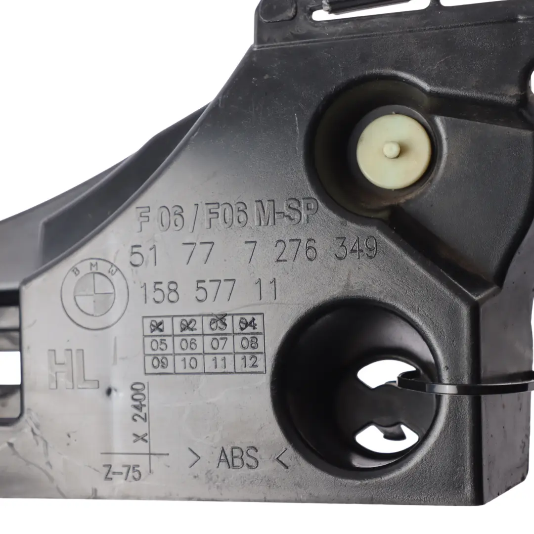 Seiten Schweller Halter Schwellerleisten Halterung Hinten Links für BMW F06 mit Teilenummer 7276349 BMW F06 Seiten Schweller Halter Schwellerleisten Halterung Hinten Links - SKU 7276349 - Teilenummer 7276349