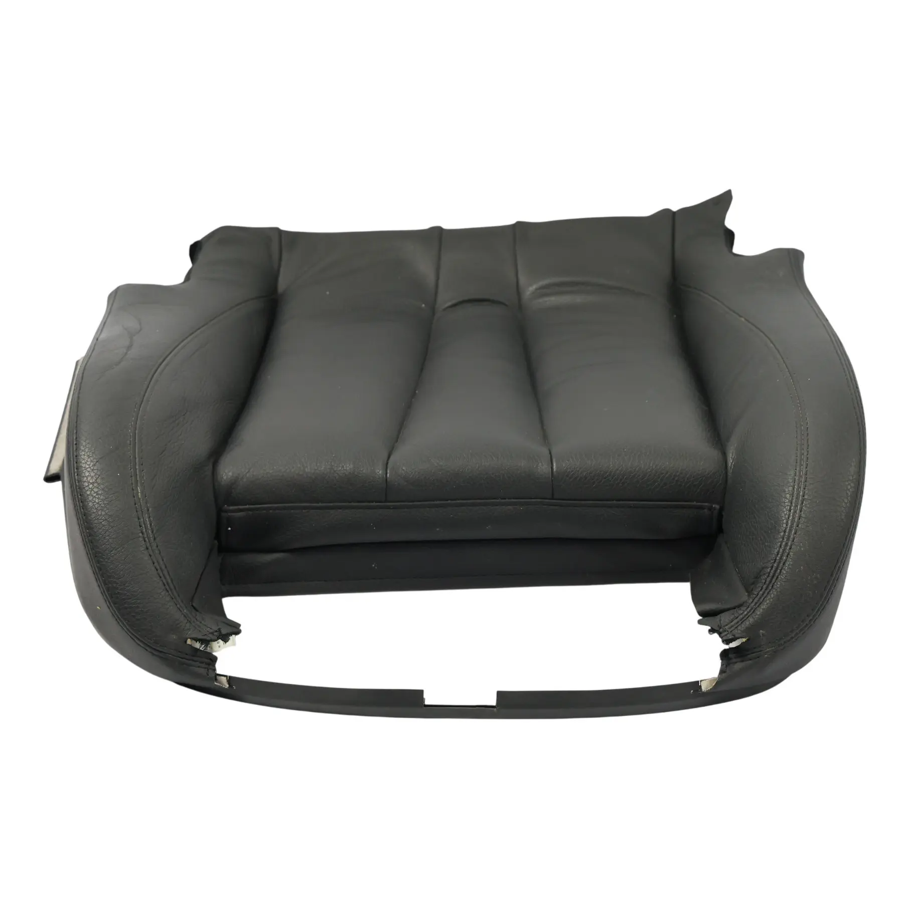 BMW F06 F12 F13 Cojín Delantero Asiento Calefactable Derecho Lado Cuero Negro