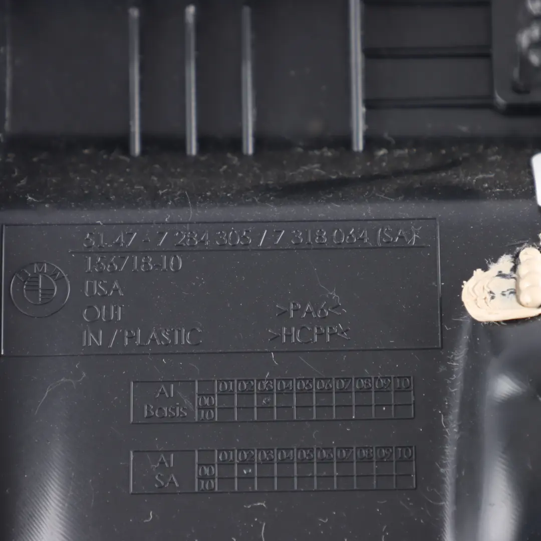 BMW X5 F15 Osłona Panel Schowek Boczek Bagażnika Lewy - SKU 7284305 - Numer Części 7284305