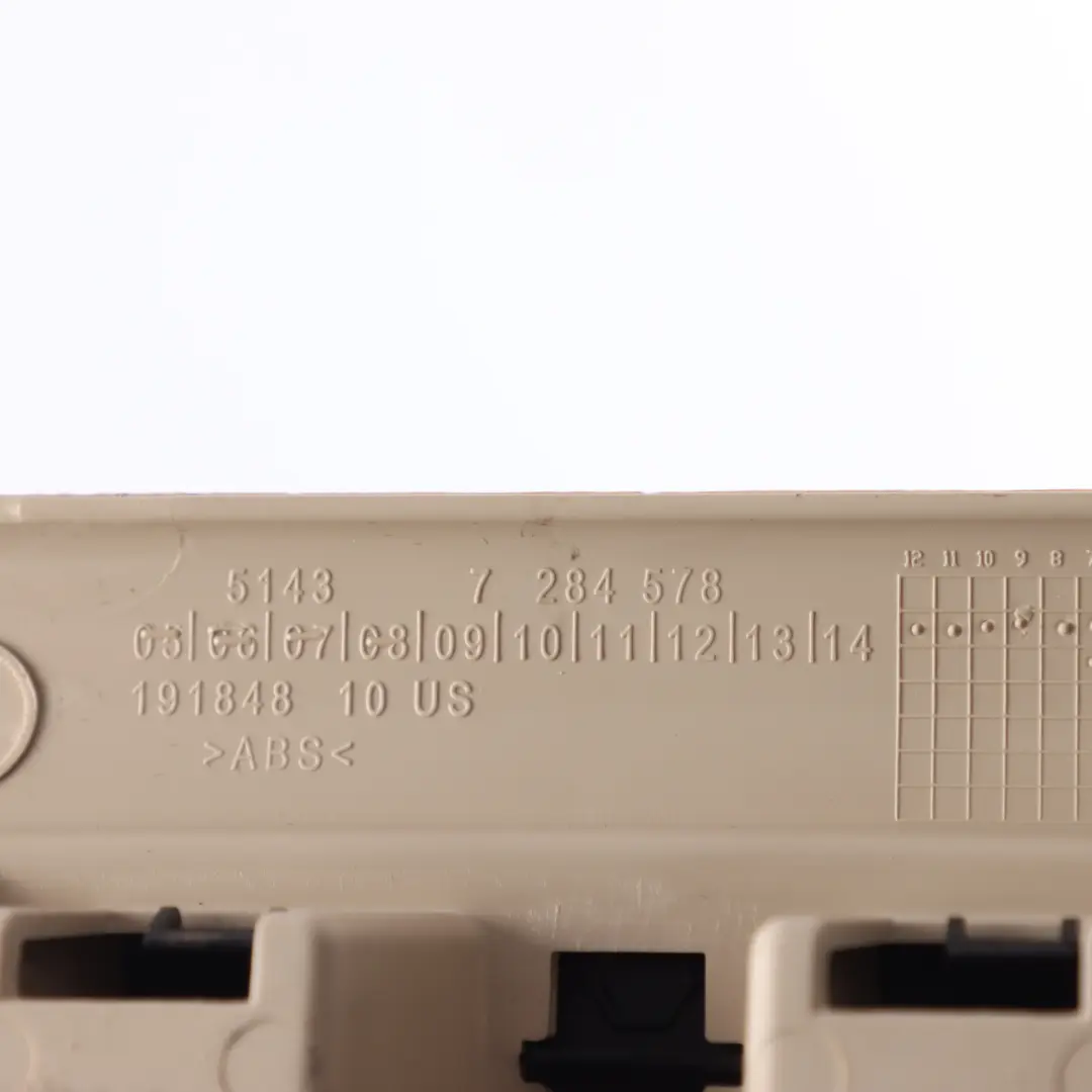 BMW F15 Rear Door Entrance Cover Strip Trim Right O/S Begie 7284578 - SKU 7342568 - Part number 7342568