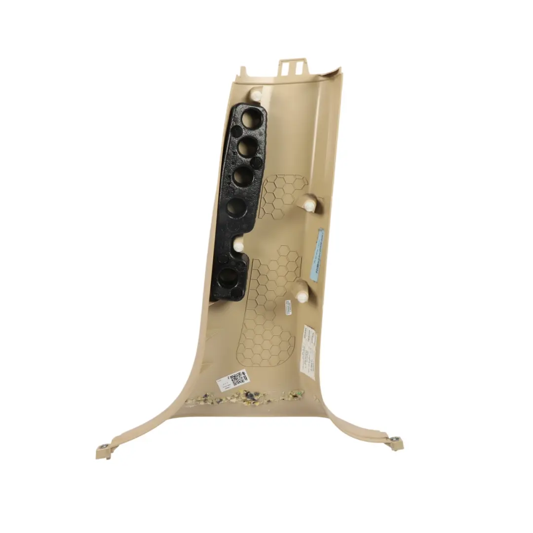 BMW X5 F15 B-Pillar Column Cover Lower Trim Panel Left N/S Beige - SKU 7284693 - Part number 7284693
