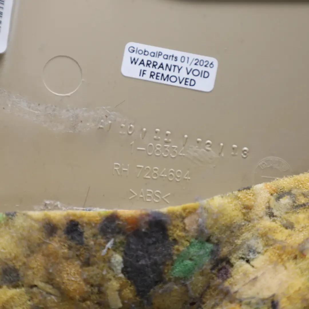 BMW X5 F15 B-Pillar Column Cover Lower Trim Panel Right O/S Beige - SKU 7284694 - Part number 7284694