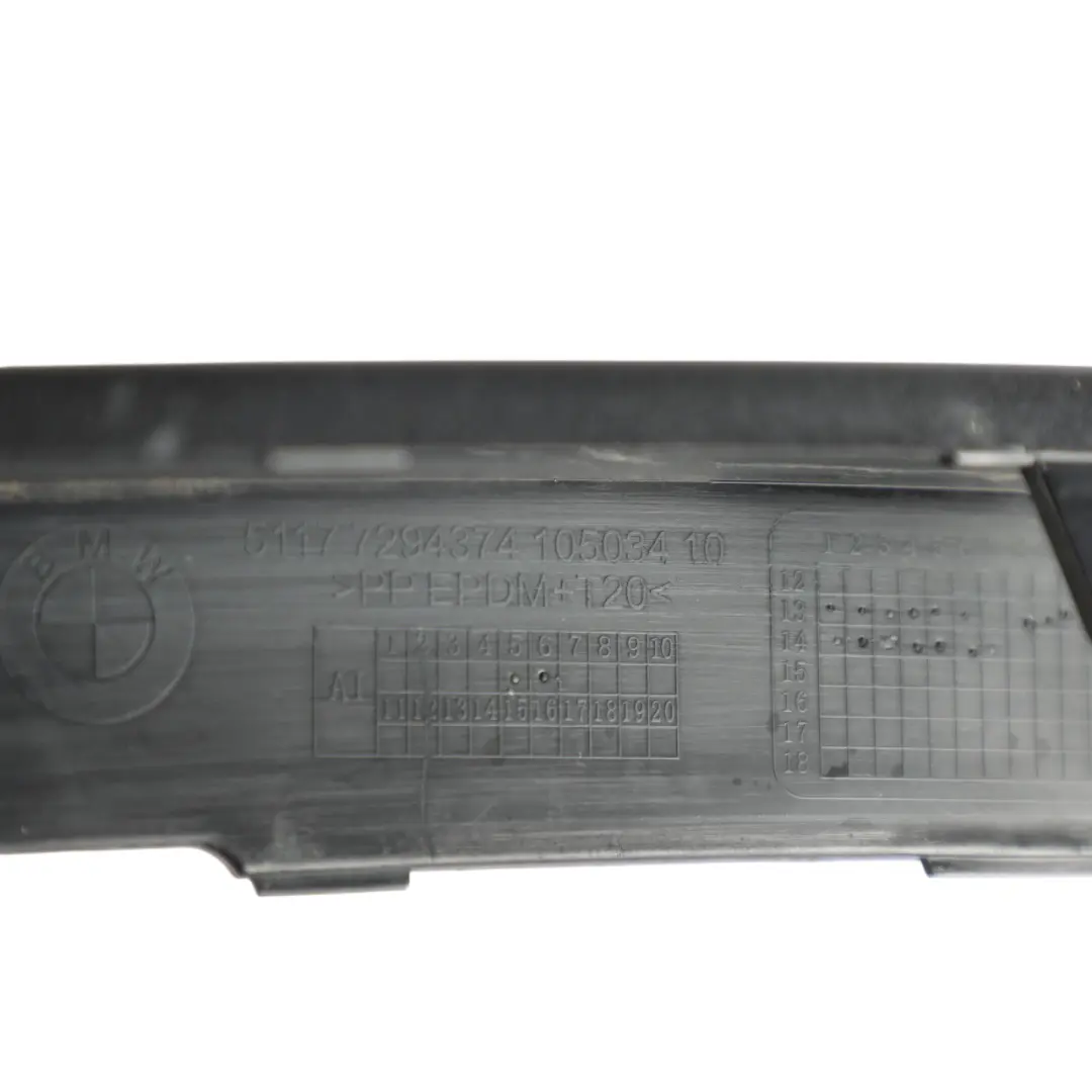 Arch Front Right O/S Housing Trim Strip Cover Primed to BMW X5 F15 Wheel with Part number 7294374 BMW X5 F15 Wheel Arch Front Right O/S Housing Trim Strip Cover Primed - SKU 7294374 - Part number 7294374