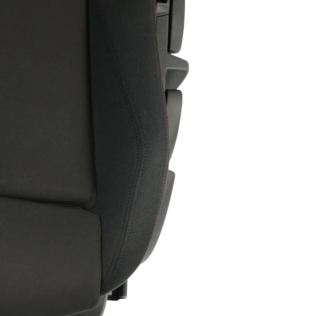 BMW F30 F31 Siège Sport Avant Gauche Chauffant Revêtement Tissu Rouge Anthracite - SKU 7295133-5 - Numéro de pièce 7295133