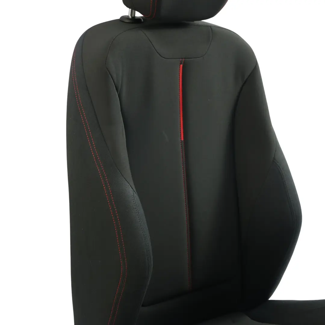 Sedile Anteriore Tessuto Sportivo Track Antracite Rosso Destro per BMW F20 con numero di parte 7295134 BMW F20 Sedile Anteriore Tessuto Sportivo Track Antracite Rosso Destro - SKU 7295134-5 - Numero di parte 7295134