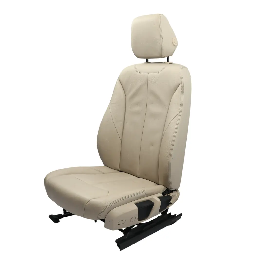 Front Seat Heated Interior Leather Oyster Left N/S to BMW F30 F31 F34 F36 with Part number 7303715 BMW F30 F31 F34 F36 Front Seat Heated Interior Leather Oyster Left N/S - SKU 7303715-2 - Part number 7303715