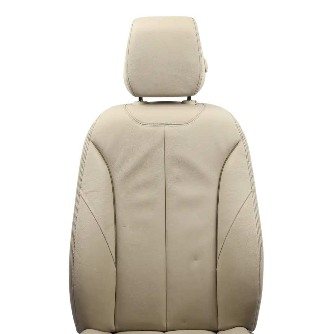BMW F30 F31 F34 F36 Front Seat Heated Interior Leather Oyster Left N/S - SKU 7303715-2 - Part number 7303715