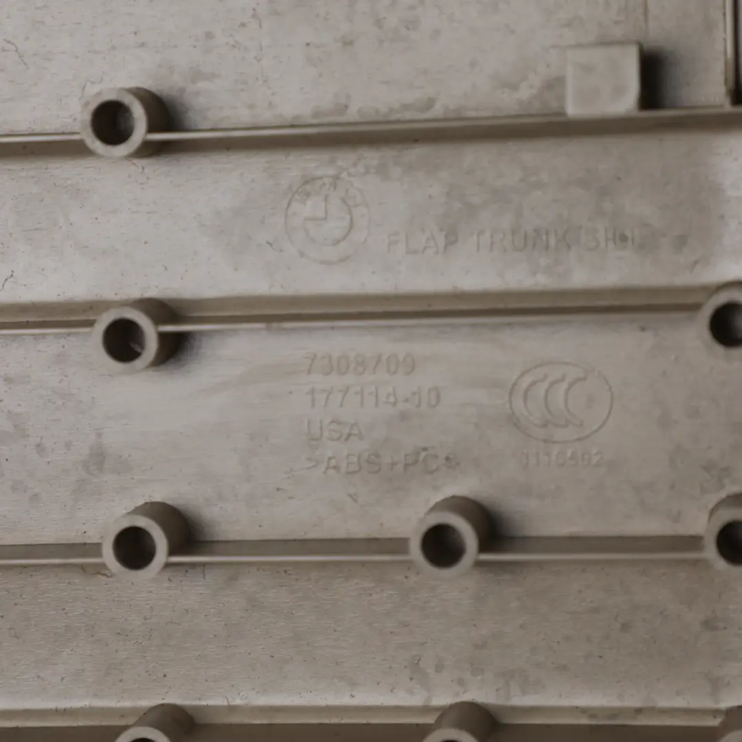 X5M F85 Loading Sill Boot Trunk Loading Trim Panel Beige to BMW X5 F15 with Part number 7308709 BMW X5 F15 X5M F85 Loading Sill Boot Trunk Loading Trim Panel Beige - SKU 7308709 - Part number 7308709