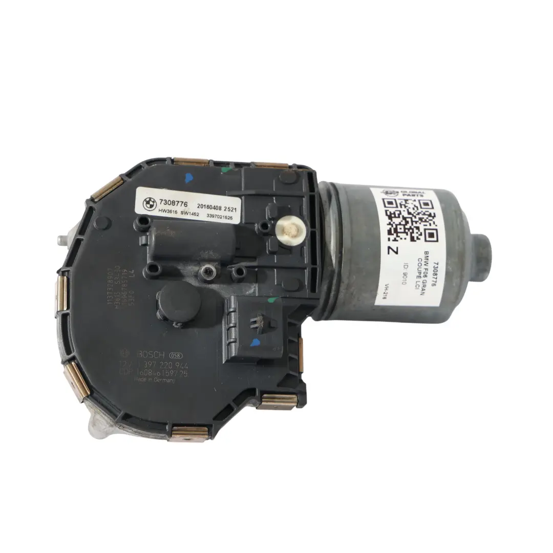 Parabrisas Delantero Limpiaparabrisas Motor Unidad para BMW F06 LCI con número de pieza 7308776 BMW F06 LCI Parabrisas Delantero Limpiaparabrisas Motor Unidad - SKU 7308776 - Número de pieza 7308776