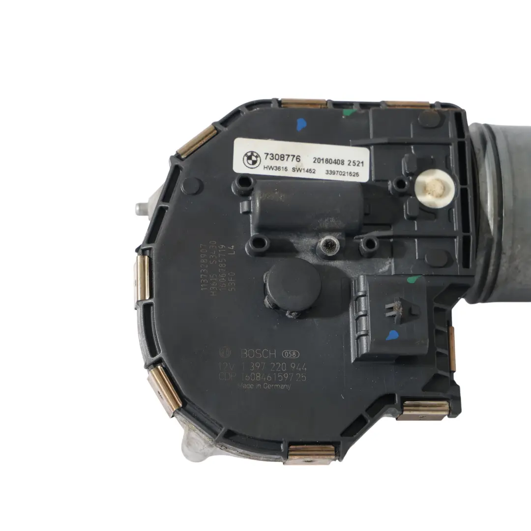Front Windscreen Windshield Wiper Motor Mechanism Unit to BMW F06 LCI with Part number 7308776 BMW F06 LCI Front Windscreen Windshield Wiper Motor Mechanism Unit - SKU 7308776 - Part number 7308776