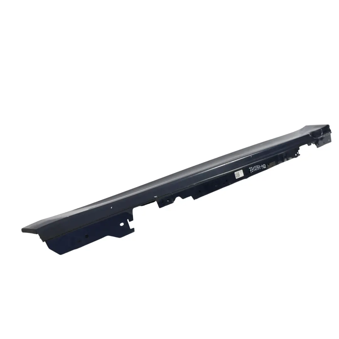 BMW F30 F31 Seitenschwellerleiste Abdeckung Links Mediterran Blau Metallic C10 - SKU 7312751-MED - Teilenummer 7312751