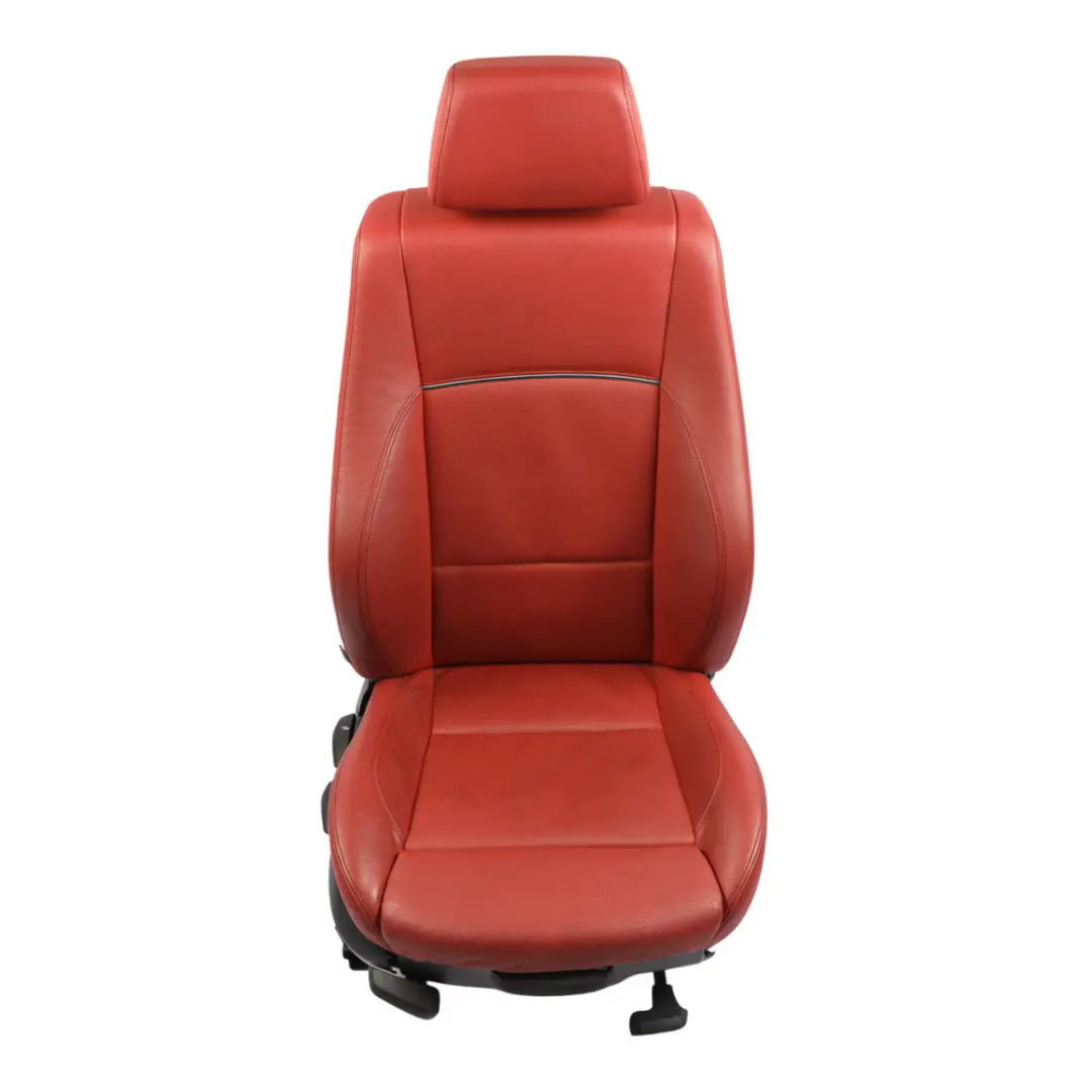 Front Right O/S Interior Leather Nevada Coral Red to BMW X1 E84 M Sport Seat with Part number 7324160 BMW X1 E84 M Sport Seat Front Right O/S Interior Leather Nevada Coral Red - SKU 7324160-1 - Part number 7324160