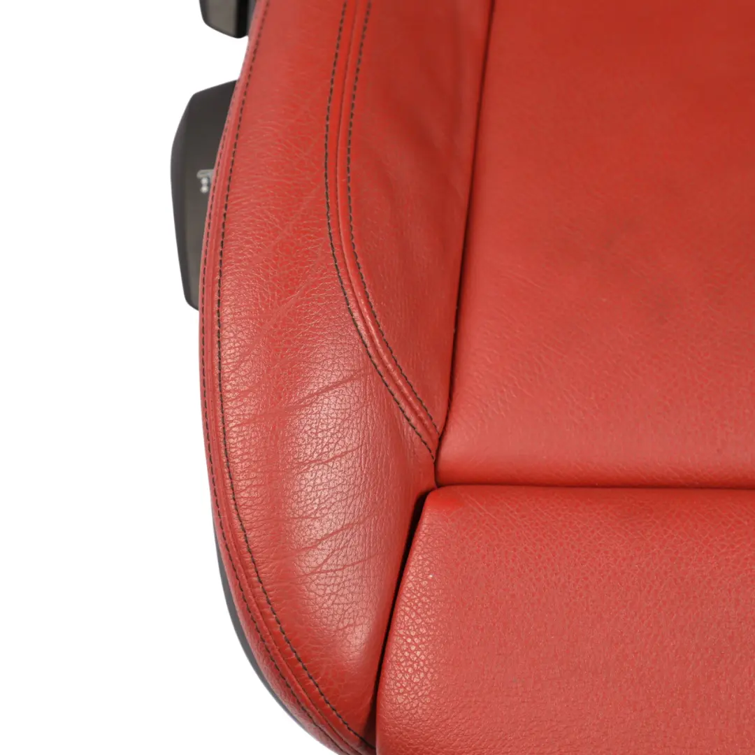 Front Right O/S Interior Leather Nevada Coral Red to BMW X1 E84 M Sport Seat with Part number 7324160 BMW X1 E84 M Sport Seat Front Right O/S Interior Leather Nevada Coral Red - SKU 7324160-1 - Part number 7324160