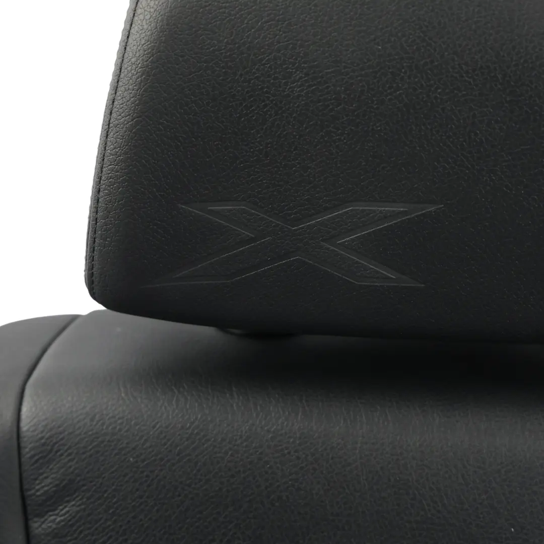 BMW X1 E84 Sitz Vorne Rechts Außen Beheizt Leder Nevada Schwarz Keder Grau Braun - SKU 7324174-2 - Teilenummer 7324174