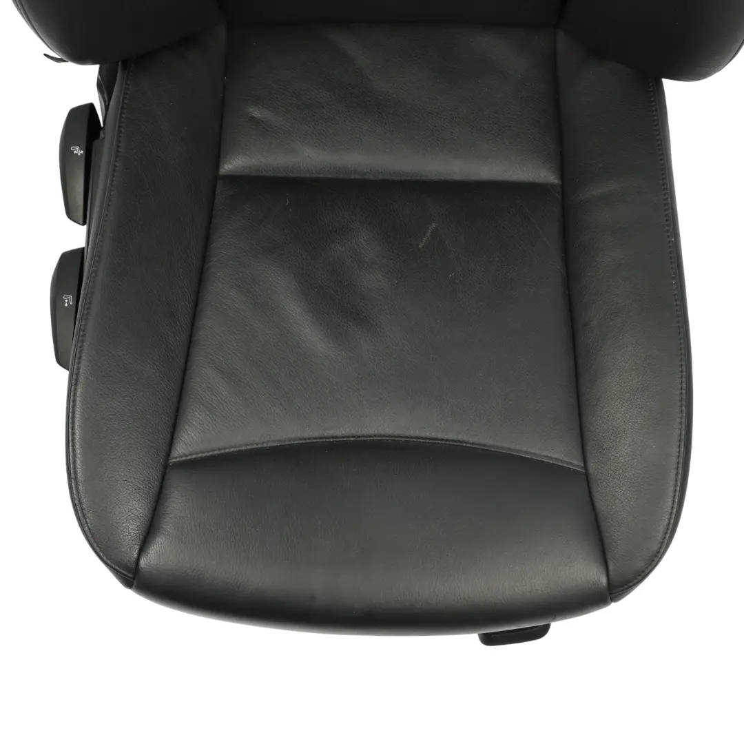 BMW X1 E84 Sedile Anteriore Destro Riscaldato Pelle Nevada Nero Piping Grigio - SKU 7324174-2 - Numero di parte 7324174