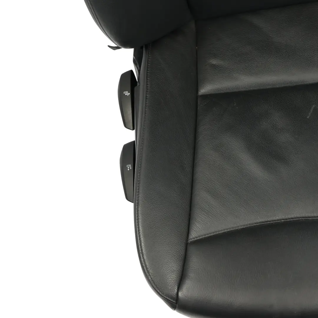 BMW X1 E84 Fotel Przedni Prawy Przód Grzany Skóra Nevada Czarna - SKU 7324174-2 - Numer Części 7324174