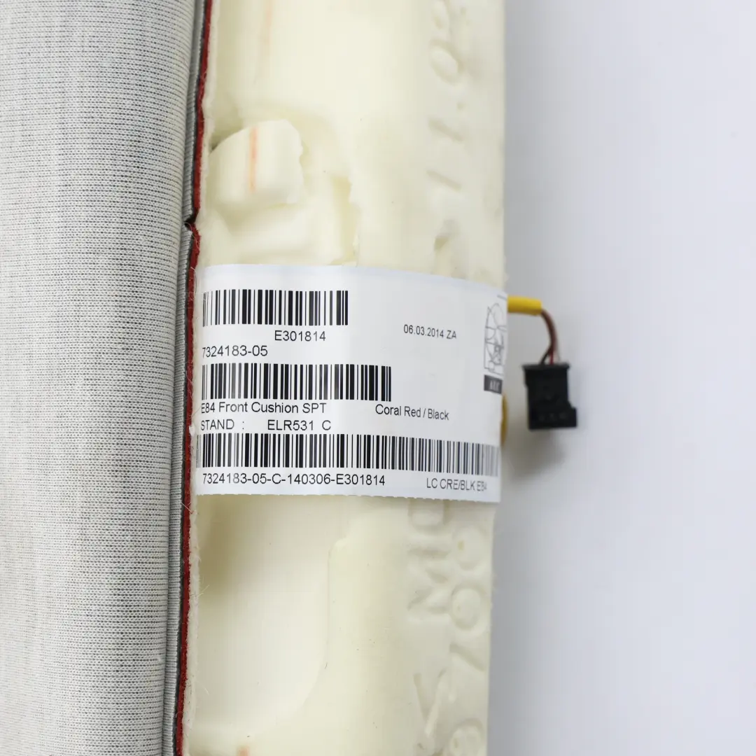 Asiento Deportivo Delantero Base Inferior Cojín Funda Izquierda Derecha para BMW E84 con número de pieza 7324183 BMW E84 Asiento Deportivo Delantero Base Inferior Cojín Funda Izquierda Derecha - SKU 7324183 - Número de pieza 7324183