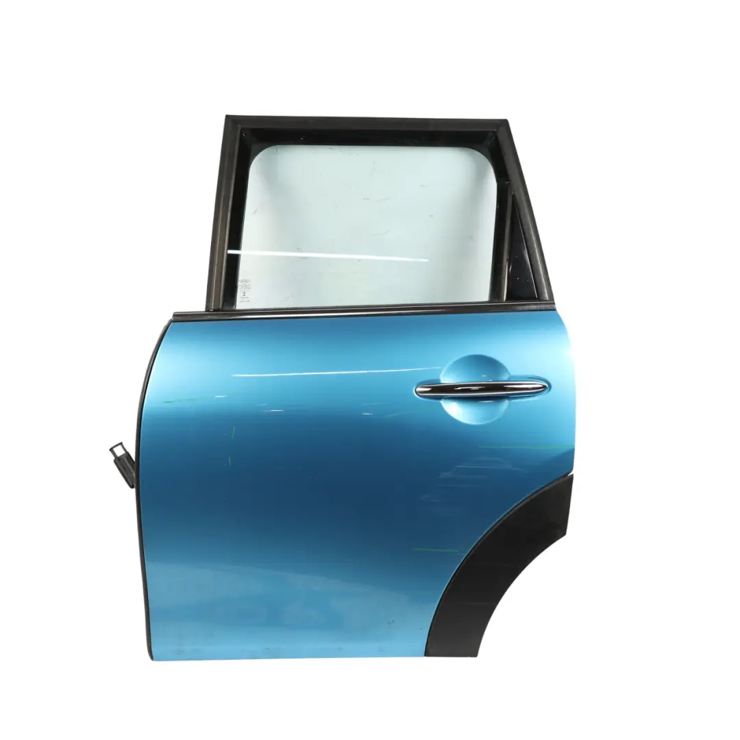 Door Rear Left N/S Electric Blue II Metallic - B86 to Mini F55 with Part number 7327449 Mini F55 Door Rear Left N/S Electric Blue II Metallic - B86 - SKU 7327449-ELBII - Part number 7327449