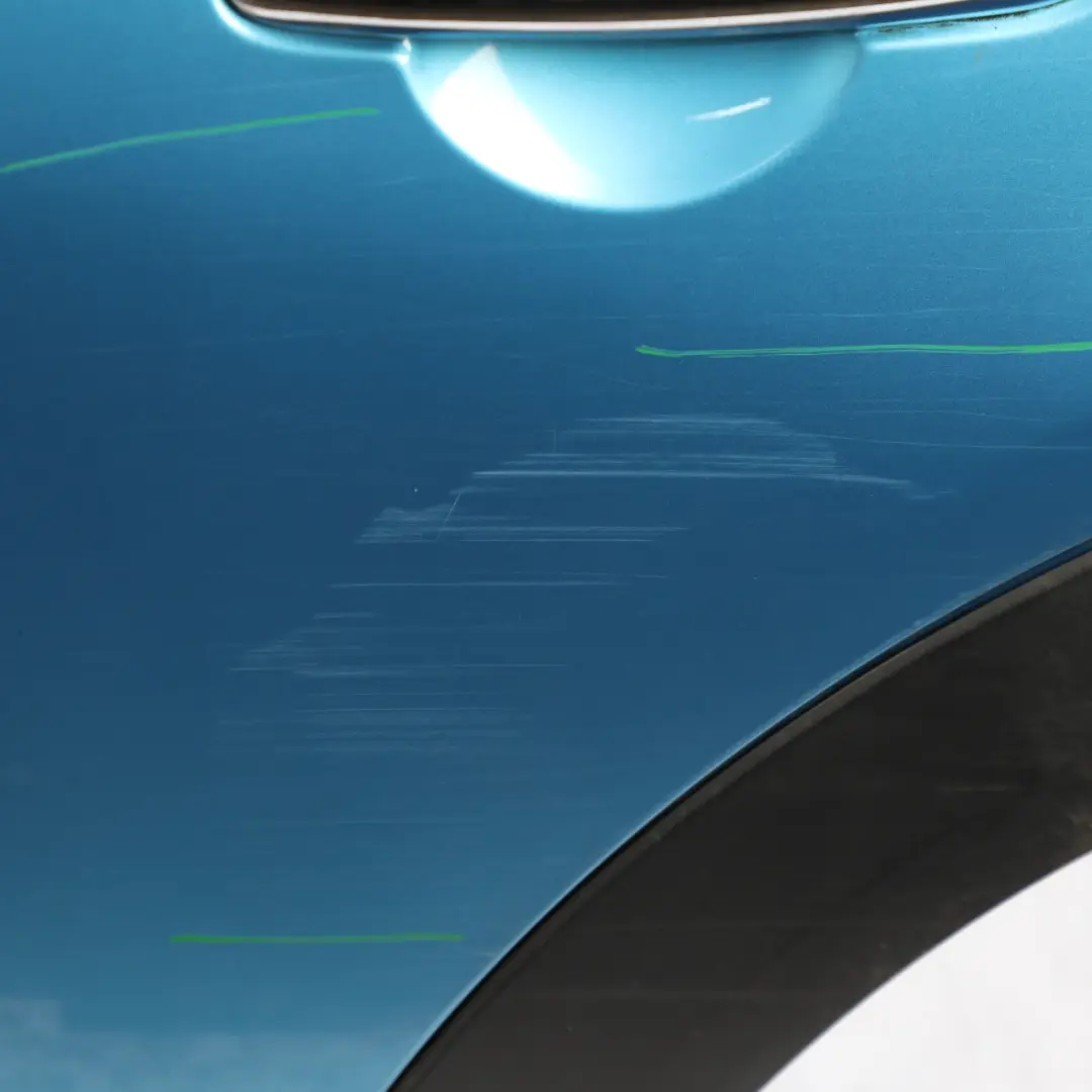 Mini F55 Door Rear Left N/S Electric Blue II Metallic - B86 - SKU 7327449-ELBII - Part number 7327449