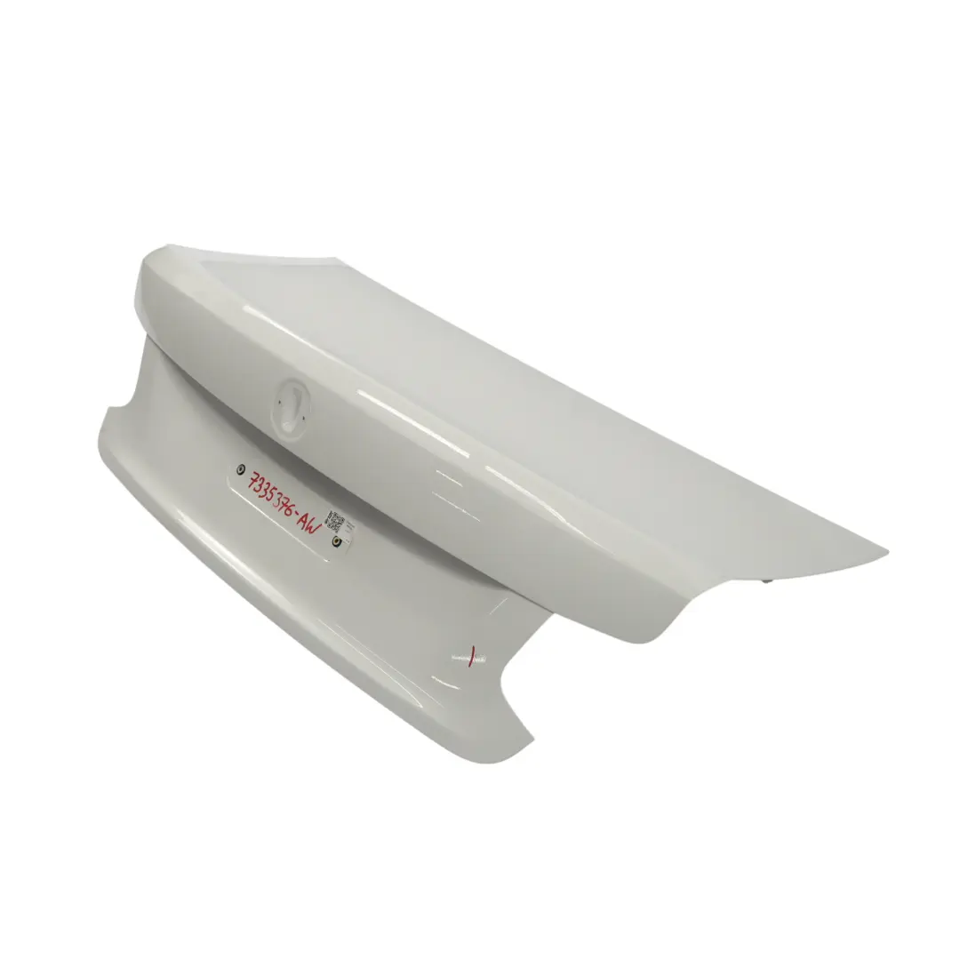 BMW F22 F87 M2 Klapa Pokrywa Bagażnika Alpinweiss 3 Biały - 300 - SKU 7335376-AW - Numer Części 7335376