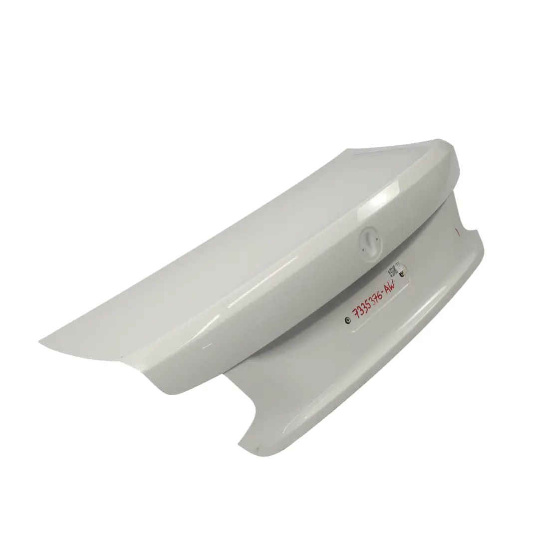 BMW F22 F87 M2 Boot Trunk Lid Rear Tailgate Alpinweiss 3 White - 300 - SKU 7335376-AW - Part number 7335376