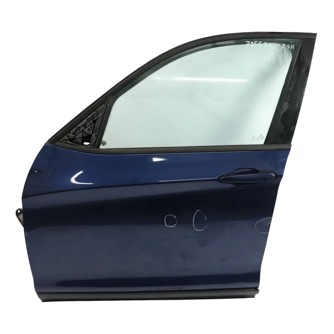 BMW X3 F25 Puerta Delantera Izquierda Tiefseeblau Deep Sea Blue Metallic - A76 - SKU 7355803-DSB - Número de pieza 7355803