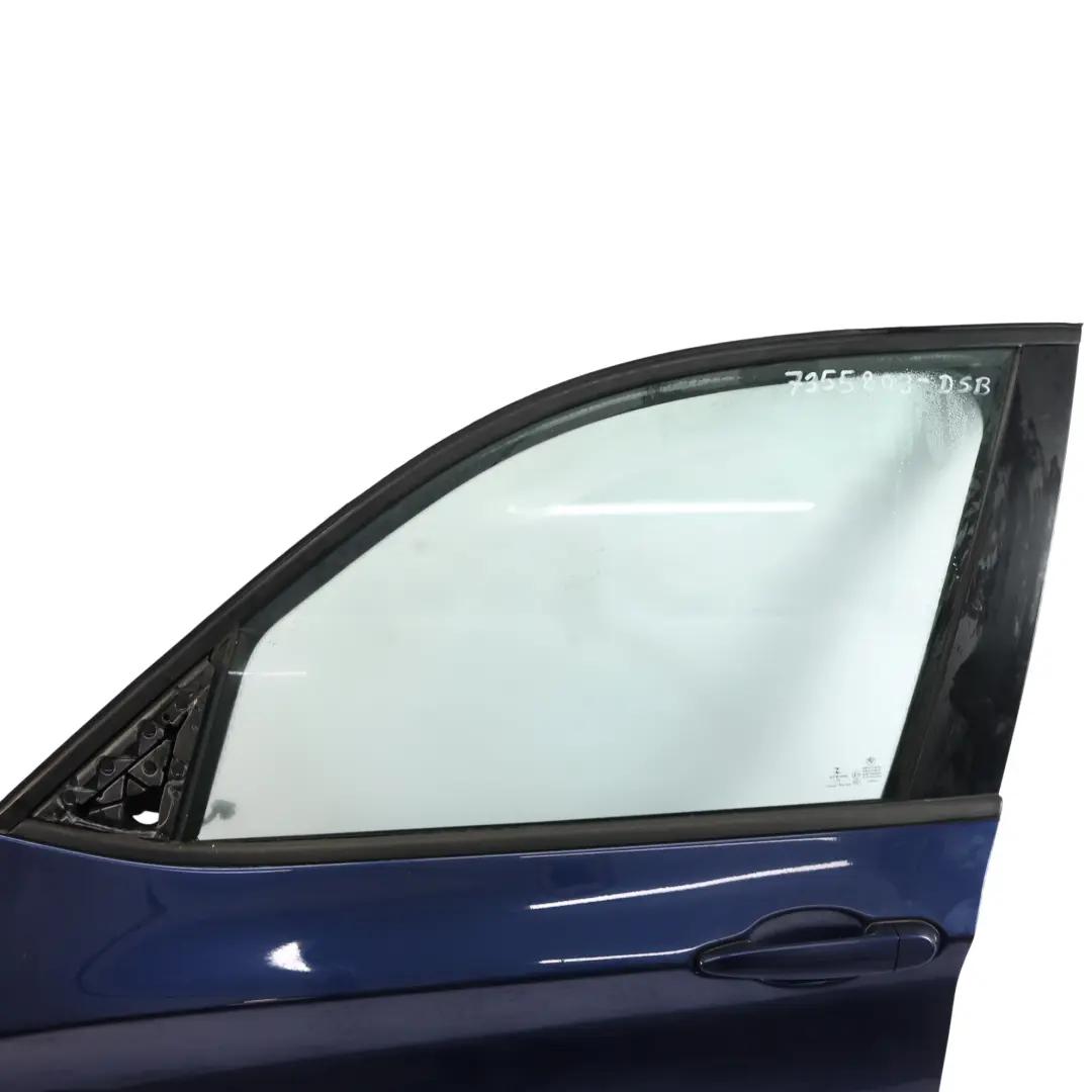 BMW X3 F25 Tür Vorne Links Tiefseeblau Deep Sea Blue Metallic - A76 - SKU 7355803-DSB - Teilenummer 7355803