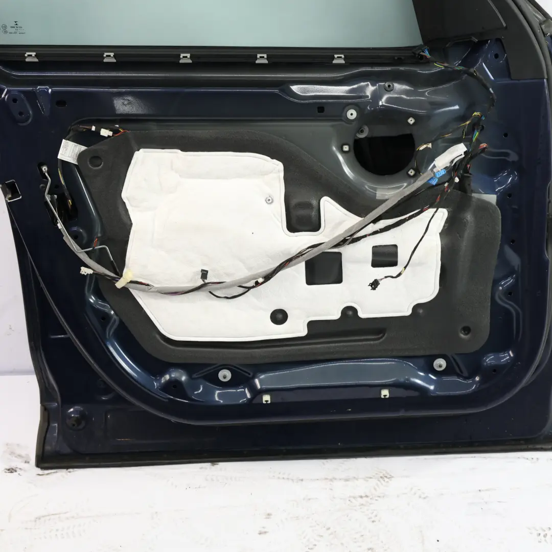 Door Front Left N/S Tiefseeblau Deep Sea Blue Metallic - A76 to BMW X3 F25 with Part number 7355803 BMW X3 F25 Door Front Left N/S Tiefseeblau Deep Sea Blue Metallic - A76 - SKU 7355803-DSB - Part number 7355803