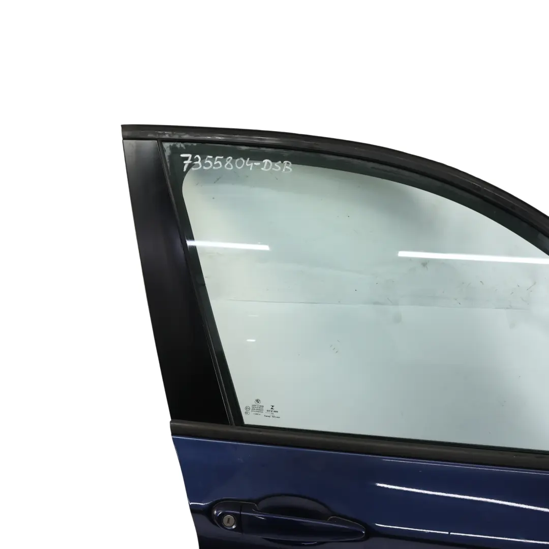 Door Front Right O/S Tiefseeblau Deep Sea Blue Metallic - A76 to BMW X3 F25 with Part number 7355804 BMW X3 F25 Door Front Right O/S Tiefseeblau Deep Sea Blue Metallic - A76 - SKU 7355804-DSB - Part number 7355804
