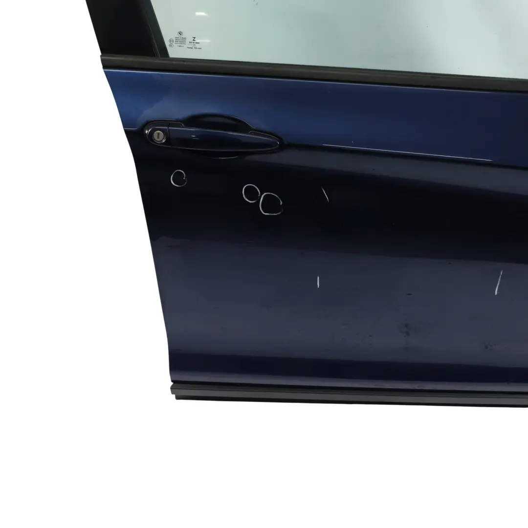 Door Front Right O/S Tiefseeblau Deep Sea Blue Metallic - A76 to BMW X3 F25 with Part number 7355804 BMW X3 F25 Door Front Right O/S Tiefseeblau Deep Sea Blue Metallic - A76 - SKU 7355804-DSB - Part number 7355804