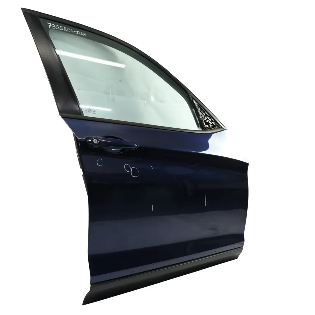Door Front Right O/S Tiefseeblau Deep Sea Blue Metallic - A76 to BMW X3 F25 with Part number 7355804 BMW X3 F25 Door Front Right O/S Tiefseeblau Deep Sea Blue Metallic - A76 - SKU 7355804-DSB - Part number 7355804