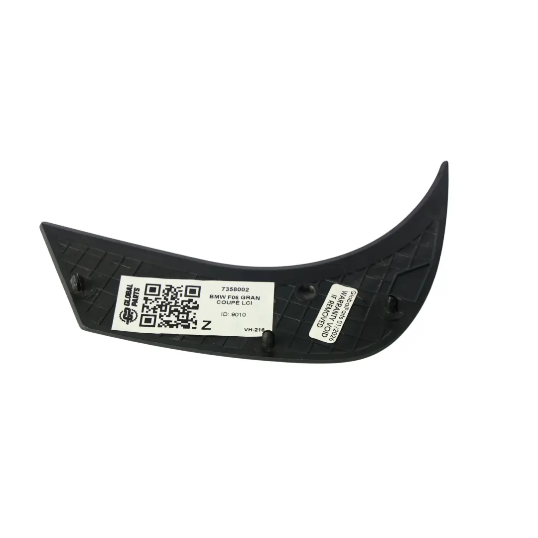 Coupé LCI C Pillar Trim Strip Cover Panel Right O/S to BMW F06 Gran with Part number 7358002 BMW F06 Gran Coupé LCI C Pillar Trim Strip Cover Panel Right O/S - SKU 7358002 - Part number 7358002