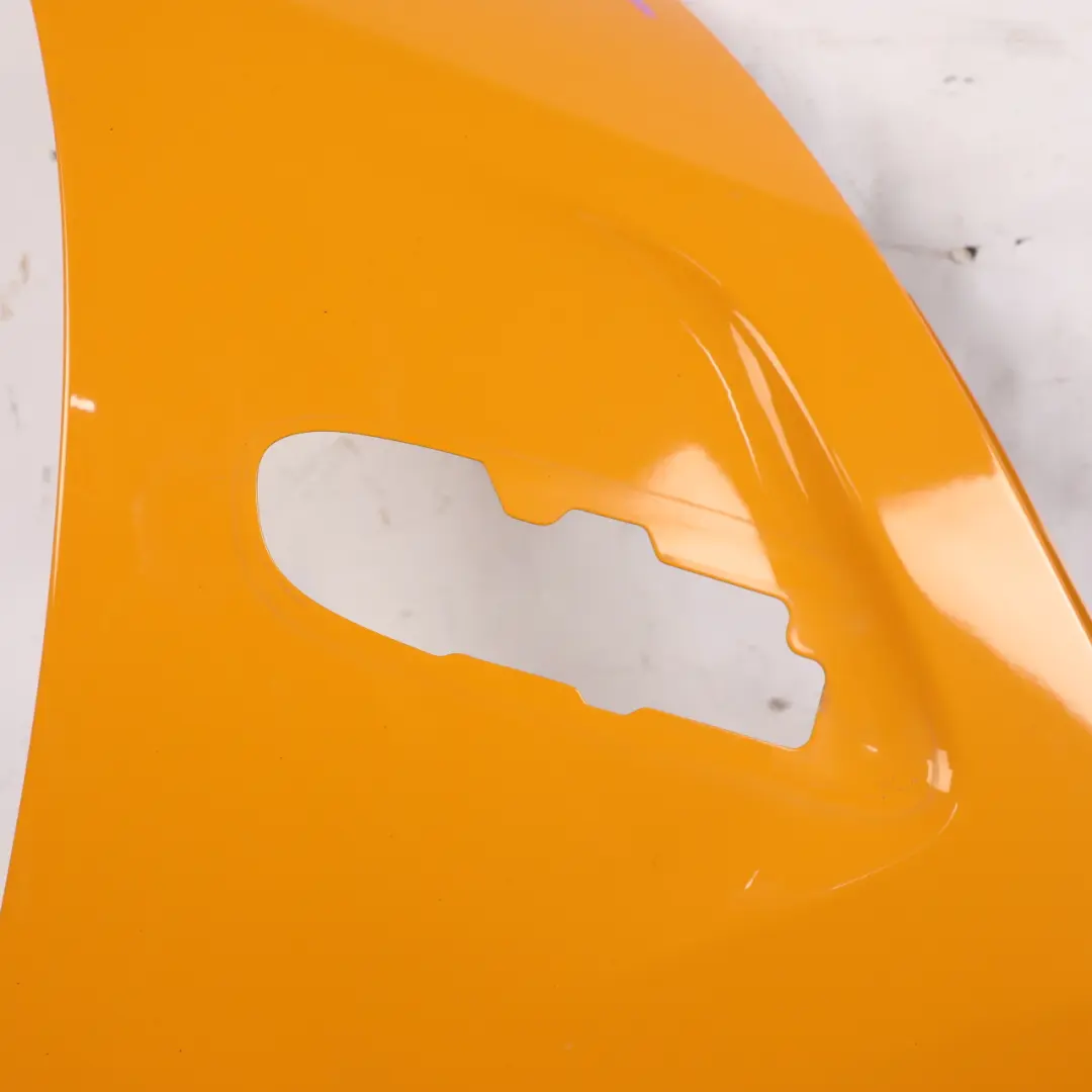 Side Panel Front Right Wing O/S Volcanic Orange - B70 to Mini F55 F56 with Part number 7374522 Mini F55 F56 Side Panel Front Right Wing O/S Volcanic Orange - B70 - SKU 7374522-VOR - Part number 7374522