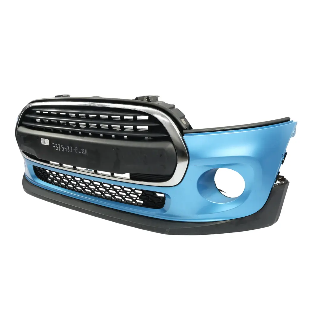 Front Bumper Trim Panel Cover Electric Blue II Metallic - B86 to Mini F55 F56 F57 with Part number 7379432 Mini F55 F56 F57 Front Bumper Trim Panel Cover Electric Blue II Metallic - B86 - SKU 7379432-ELBII - Part number 7379432