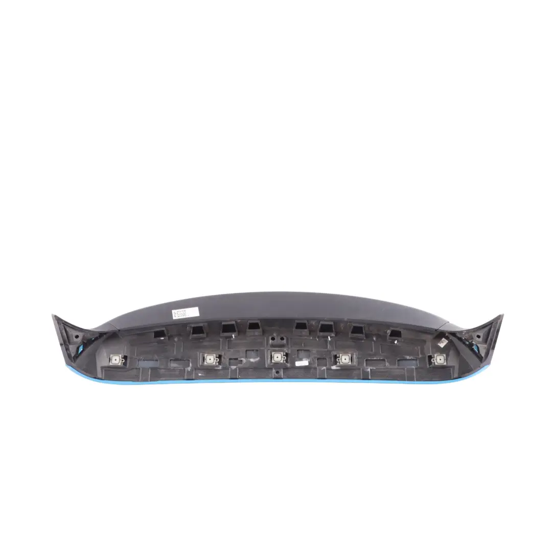 Spoiler Boot Trunk Lid Trim Electric Blue II B86 to Mini F55 Rear Tailgate with Part number 7379603 Mini F55 Rear Tailgate Spoiler Boot Trunk Lid Trim Electric Blue II B86 - SKU 7379603-ELBII - Part number 7379603