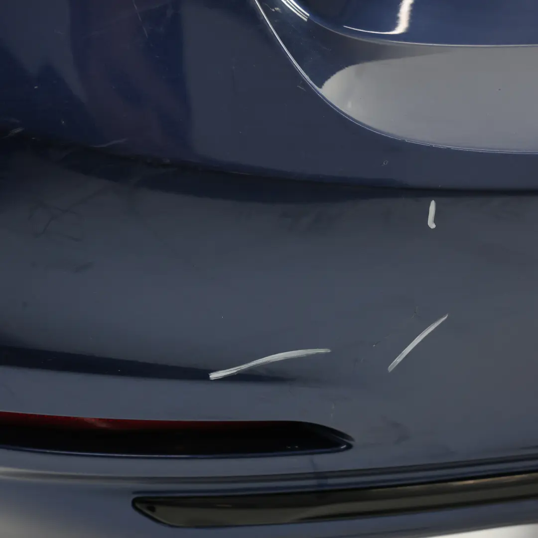 BMW F30 LCI Rear Bumper Trim Panel PDC Mediterranean Blue Metallic - C10 - SKU 7384603-MED - Part number 7384603