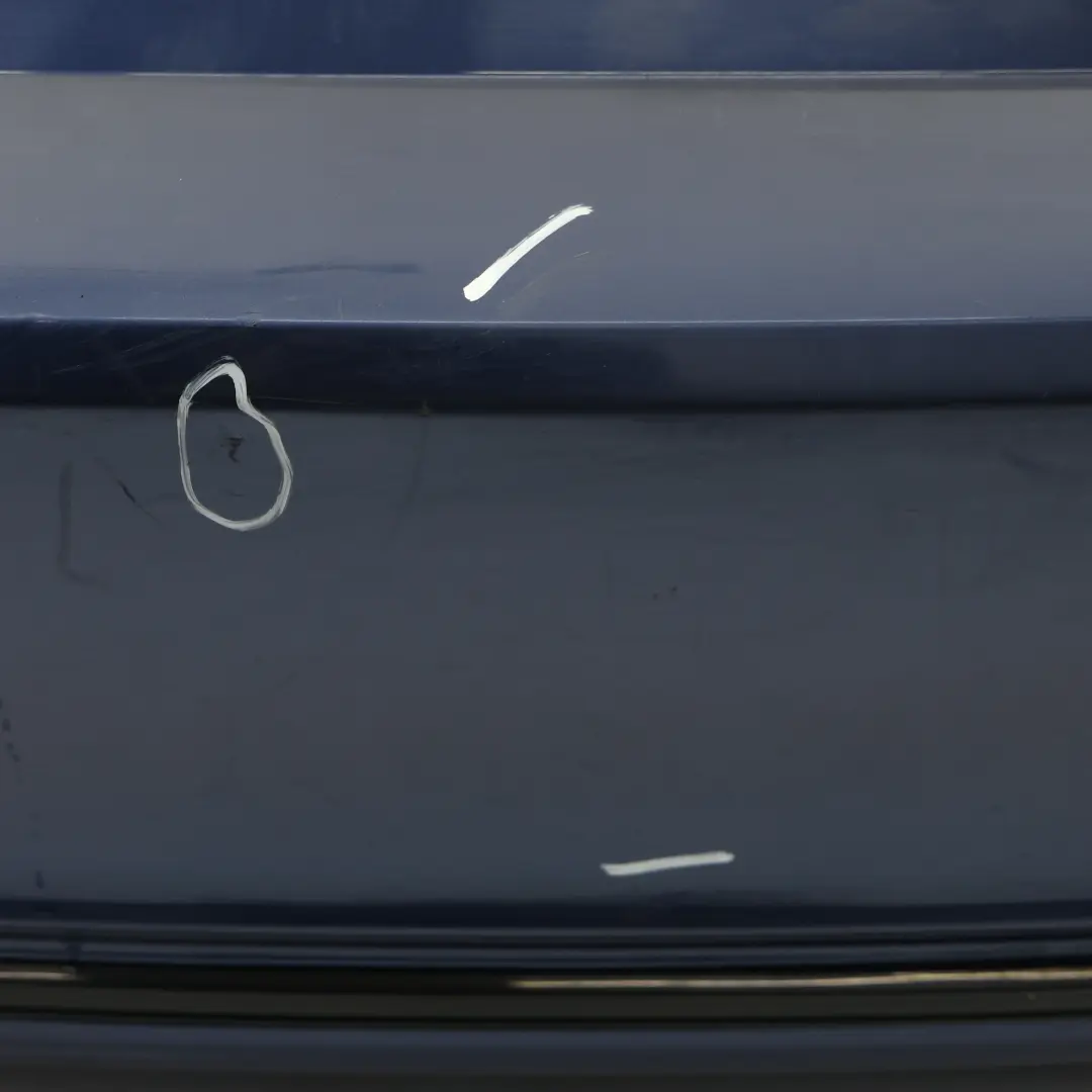 Bumper Trim Panel PDC Mediterranean Blue Metallic - C10 to BMW F30 LCI Rear with Part number 7384603 BMW F30 LCI Rear Bumper Trim Panel PDC Mediterranean Blue Metallic - C10 - SKU 7384603-MED - Part number 7384603