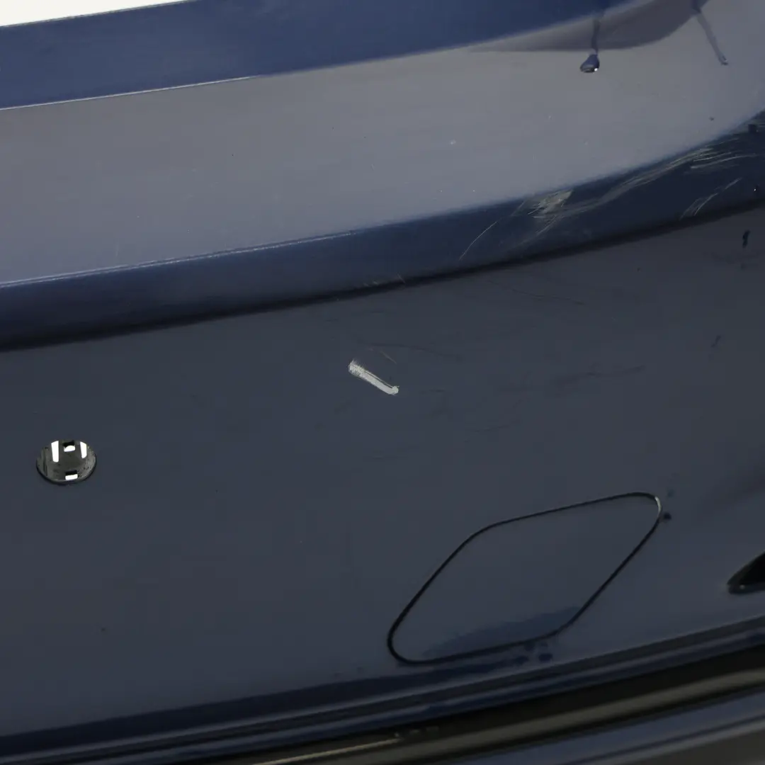 Bumper Trim Panel PDC Mediterranean Blue Metallic - C10 to BMW F30 LCI Rear with Part number 7384603 BMW F30 LCI Rear Bumper Trim Panel PDC Mediterranean Blue Metallic - C10 - SKU 7384603-MED - Part number 7384603