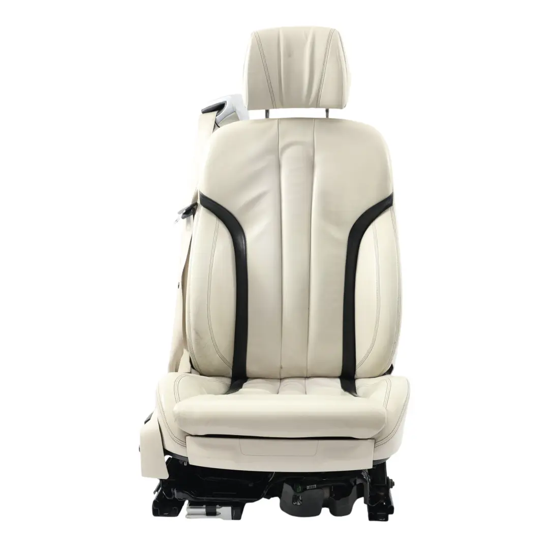 BMW F06 LCI Sedile Comfort Destro Memoria Riscaldato Nappa Avorio Bianco Nero - SKU 7388044-1 - Numero di parte 7388044